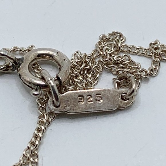 Authentic Tiffany & Co Silver 925 Triple Open Hearts Necklace - Picture 6 of 8